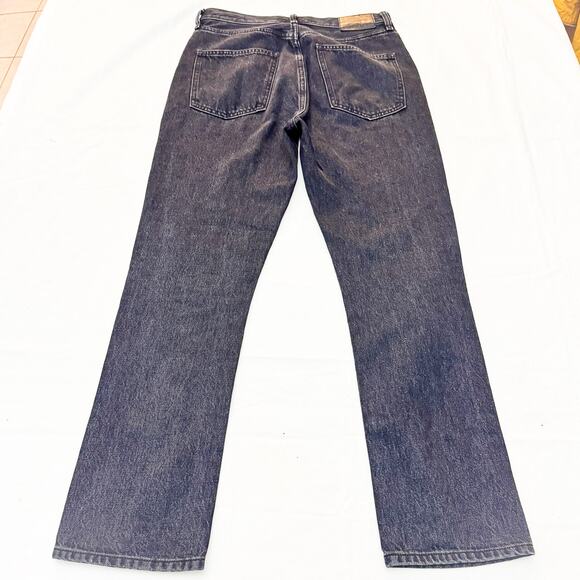 Denim Forum The Dillon High Rise Slim Charcoal Black Denim Jeans 28L x 28 - Picture 3 of 8